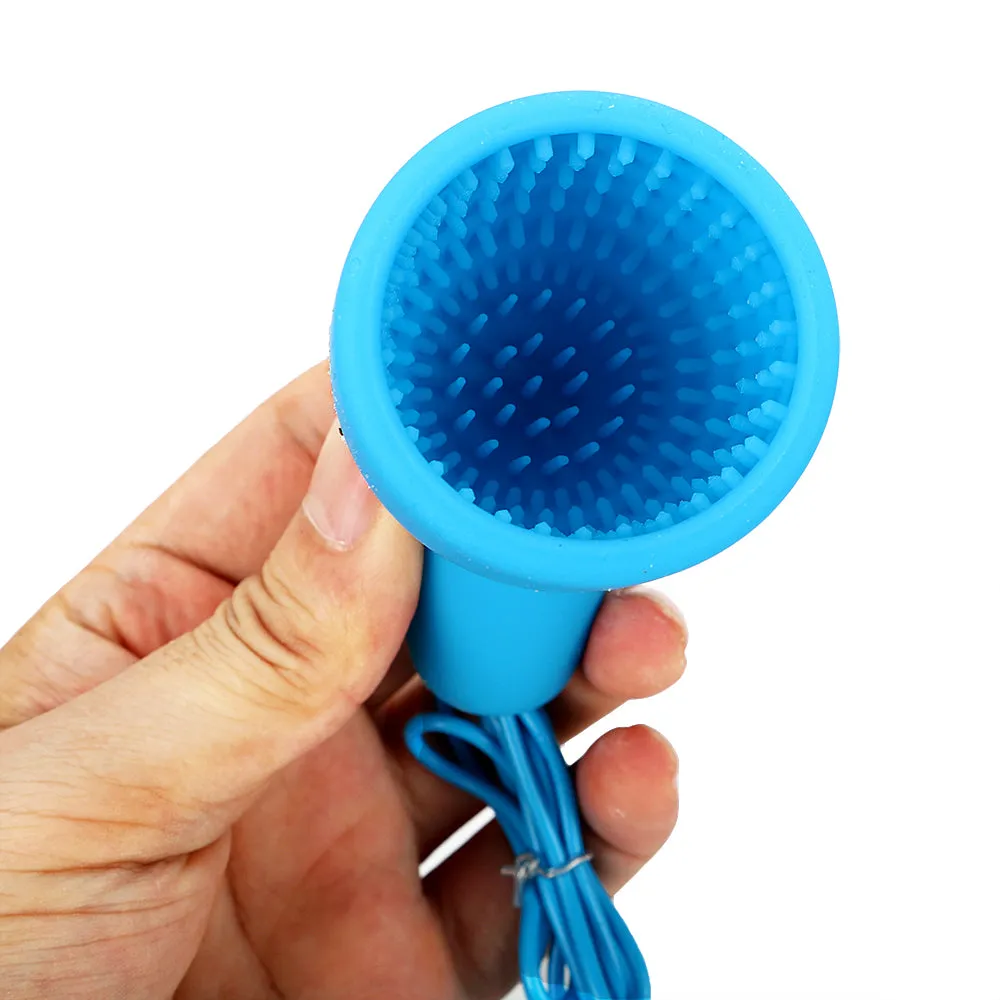 Silicone Massaging Vibrating Stamina Trainer Sex Toy For Men