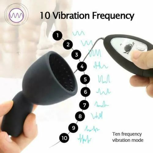 Silicone Massaging Vibrating Stamina Trainer Sex Toy For Men