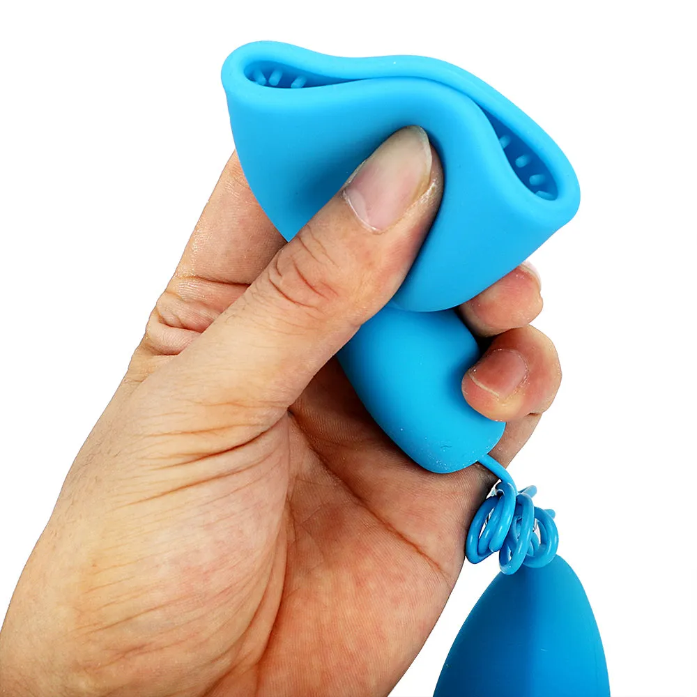 Silicone Massaging Vibrating Stamina Trainer Sex Toy For Men
