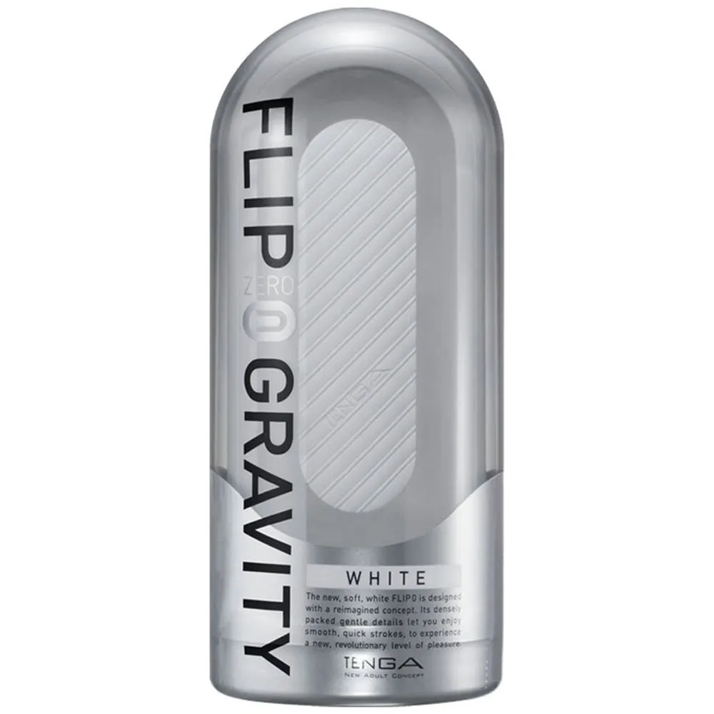 Tenga Flip 0 Zero Gravity Male Masturbator 3D Stroker Pocket Pussy White Sex Toy