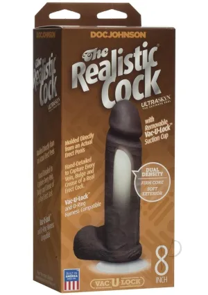 The Realistic Cock Ur3 W/balls 8 Black