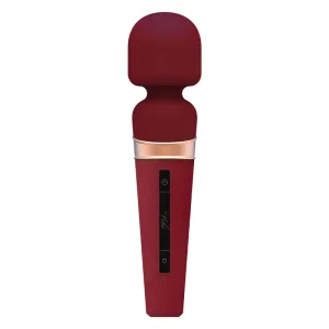 Titan Touch Panel Wand Massager Wine Red