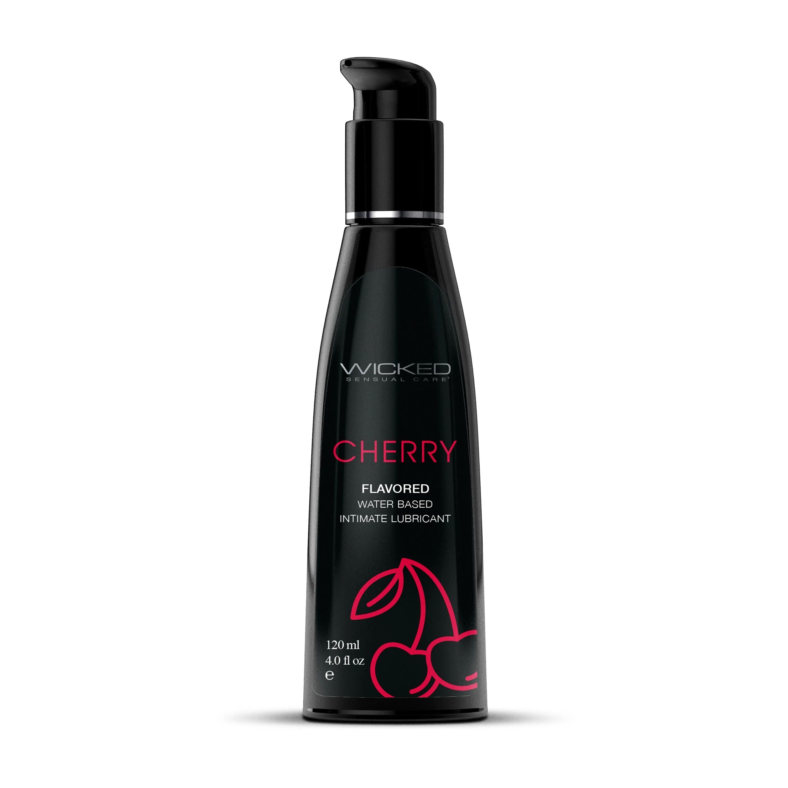 Wicked Aqua Cherry Flavored Water Based Lubricant 4 Oz